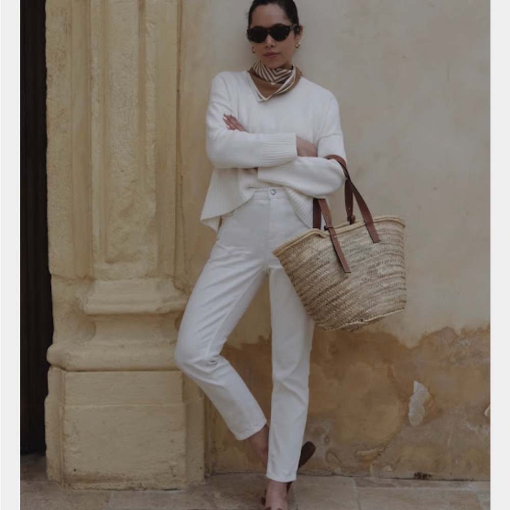 Everlane "The Summer Jean" in Bone